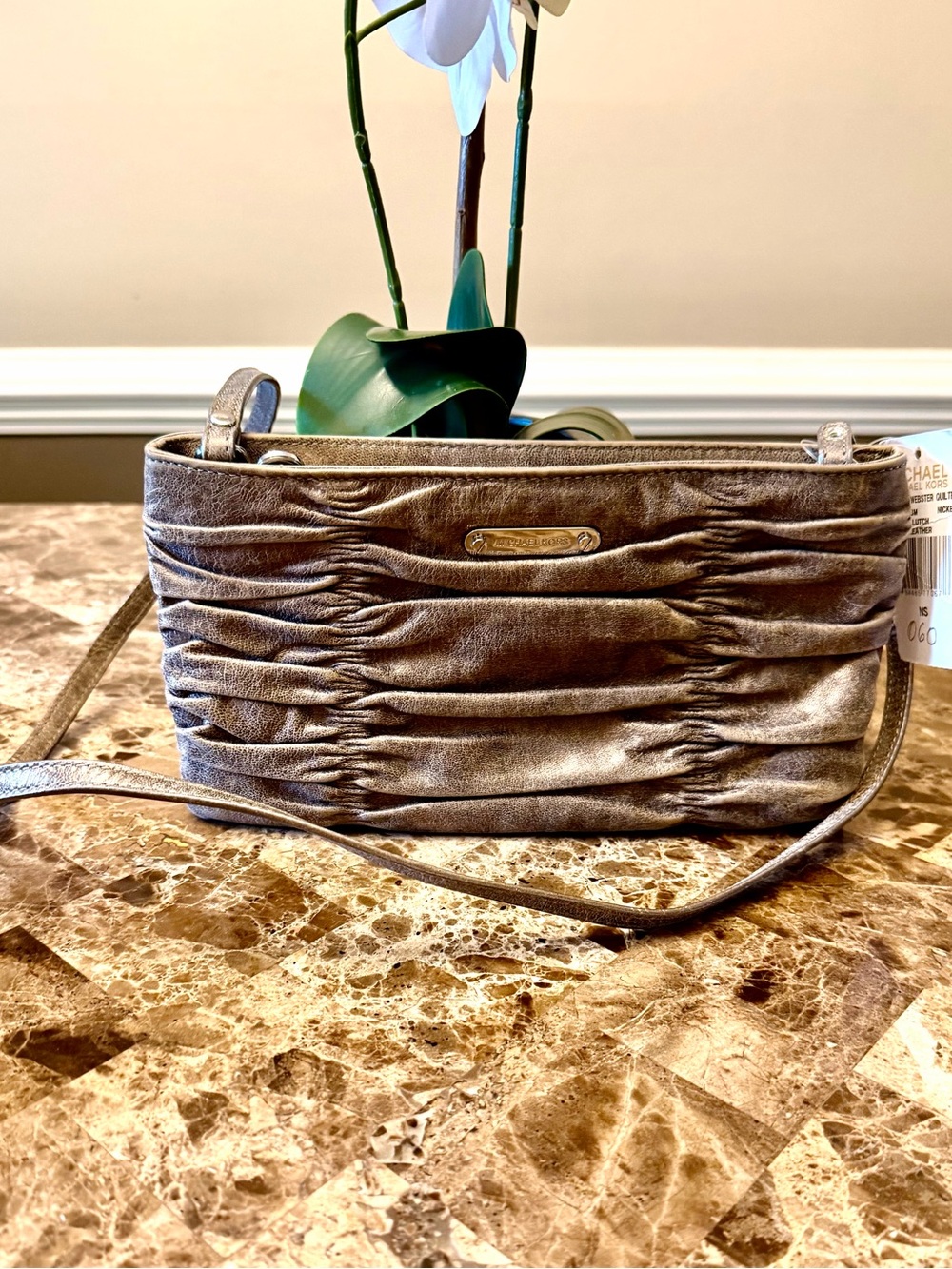 NWT Michael Michael Kors Webster Quilted Wallet Clutch